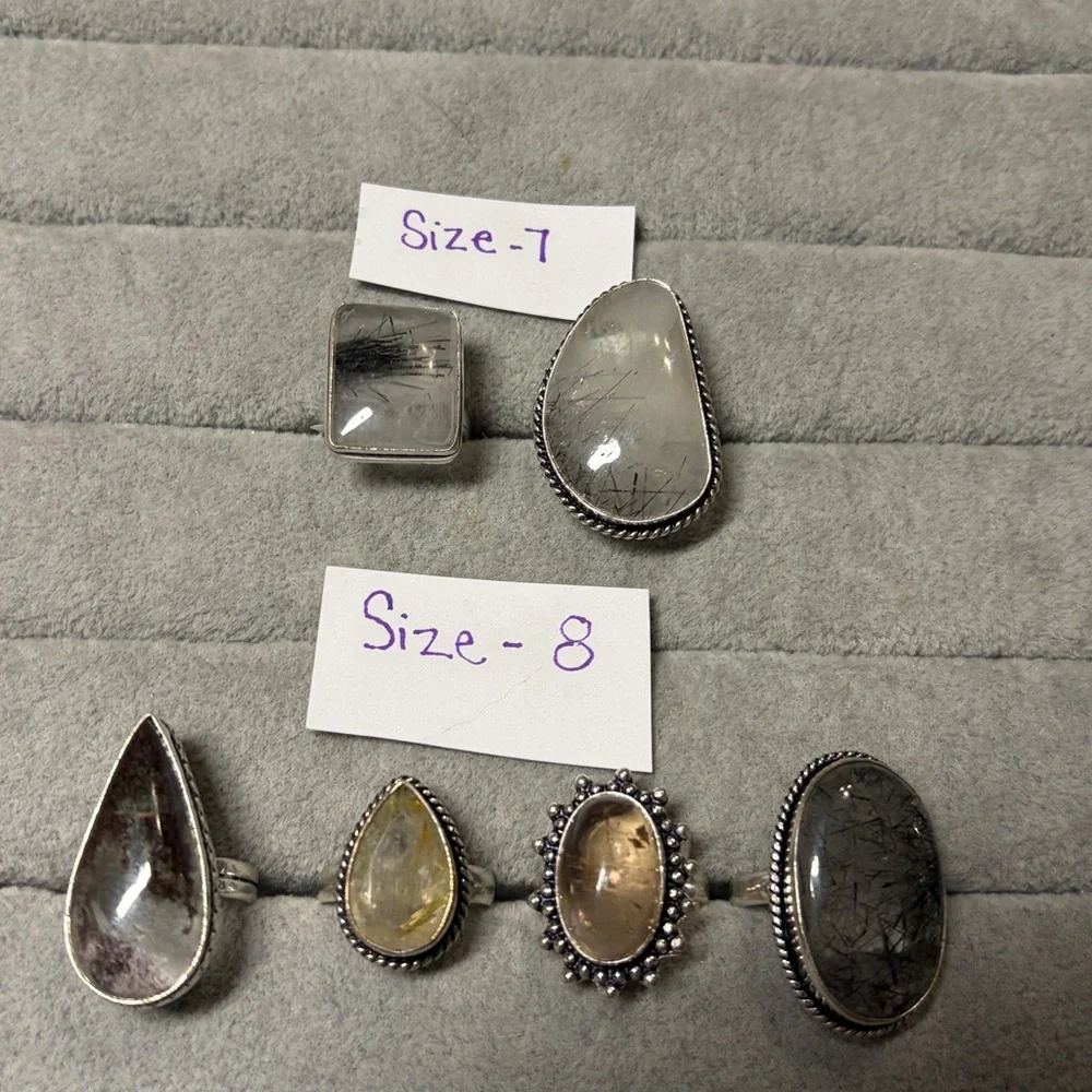 Various Quartz Rings